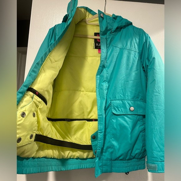 BURTON TWEEN KIDS GREEN SNOWBOARDING JACKET ⛷️ - Picture 7 of 13